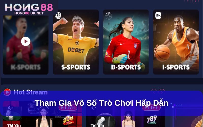 Tham gia vô số trò chơi hấp dẫn