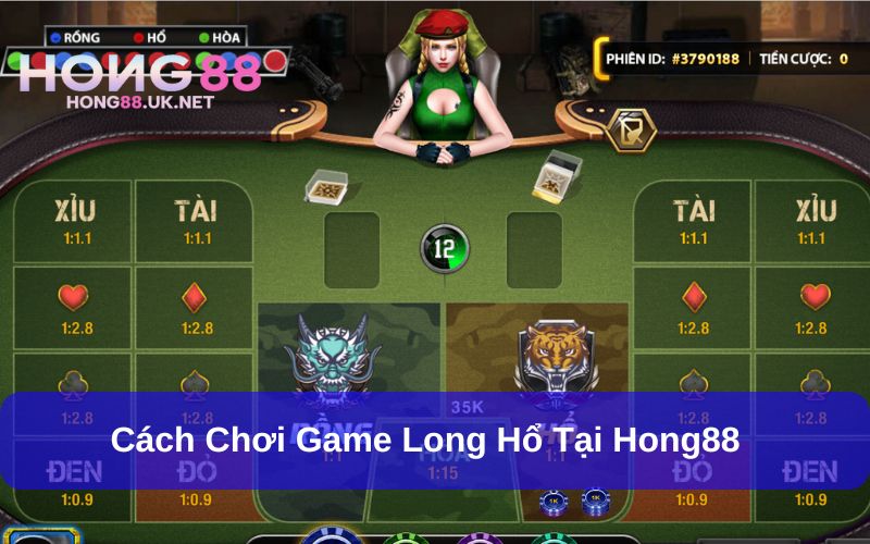 Hướng dẫn chơi long hổ Hong88 chi tiết
