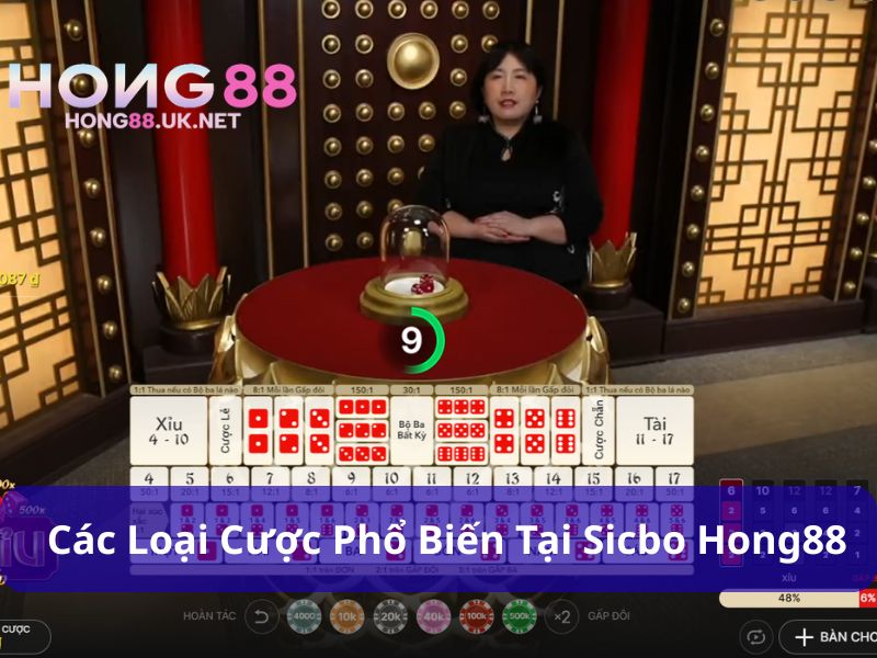 Sicbo Hong88 cung cấp nhiều cửa cược